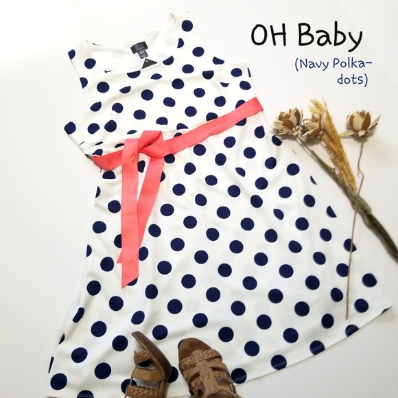 Oh Baby by Motherhood Dresses & Skirts - 💝🌷 OH Baby by Motherhood-- Maternity Navy/white